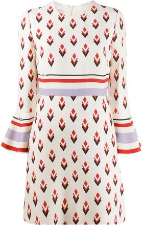 Valentino Garavani Geometric-Print Dress