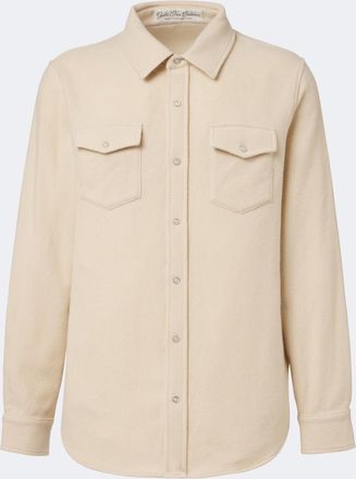 God's True Cashmere Camicia in cashmere con quarzo rosa