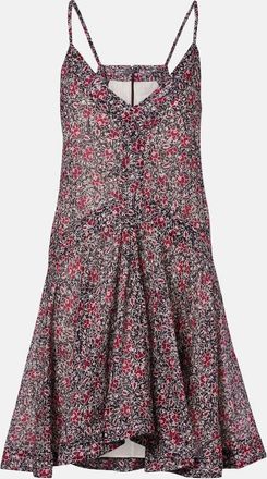 Isabel Marant Danielle floral cotton voile minidress