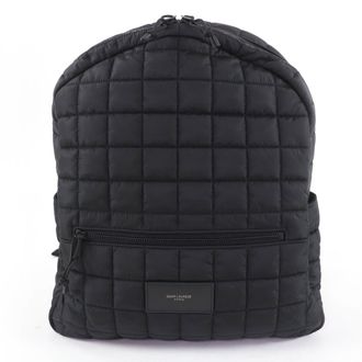 Saint Laurent Black Quilting Backpack (Pre-Owned)