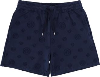 Casablanca Blue Embroidered Shorts