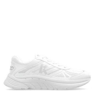 Kenzo White Pace Low-Top Trainers, Brand Size 42 ( US Size 8.5)