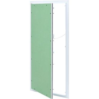 vidaXL Panel De Acceso Con Marco De Aluminio Y Cart&oacute;n Yeso 400x800 Mm Vidaxl