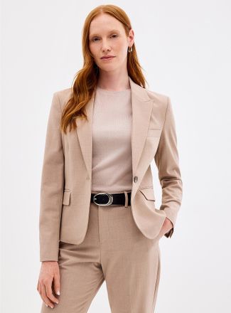 Contemporaine Womens Cinched single-button Blazer Jacket
