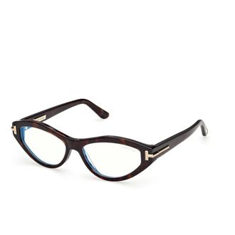Tom Ford Glasses, unisex, Black, Size: 54 MM Ti5016-B Optical Frame