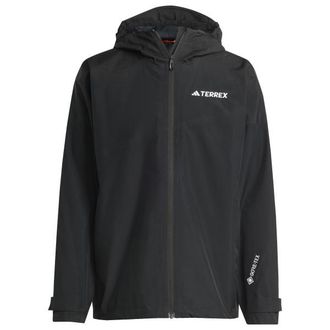 ADIDAS TERREX Xploric 2 Layer GORE-TEX Jacket Regenjacke f&uuml;r Herren | schwarz