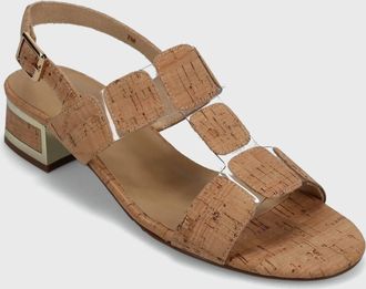 Vaneli Womens Hatty T-Strap Sandal In Cork
