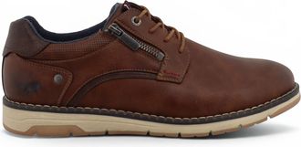 Mustang Jeans Mustang Bruine Nep Leren Casual Outdoor Schoenen voor Heren - M0031004