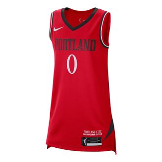 Nike (WMNS) Nike Carla Leite Dri-FIT WNBA Portland Fire Explorer Edition Jersey University Red Black IF5008-658