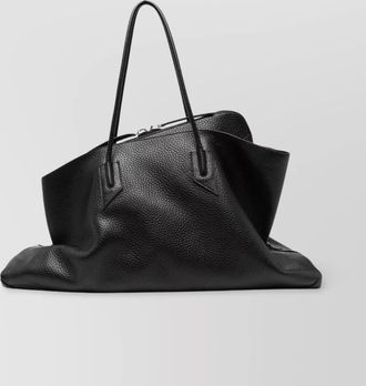 The Attico large leather shoulder bag