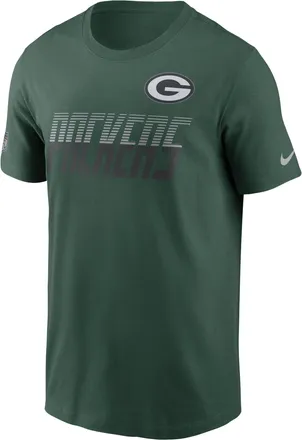 Nike Green Bay Packers Sideline Team Issue Nike Mens Dri-FIT NFL T-Shirt in Green | 02ET3EE7T-TF9