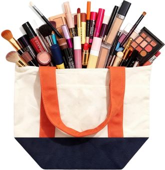 Generic Small Canvas Tote Bag - Canvas Small Portable Reusable Pouch, School Tote Bag, Everyday Carry Convenience Function for Dating Hiking Adventure Travel 