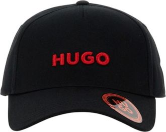 HUGO BOSS Accessoires, Heren, Zwart, ONE Size, Katoen, Jude Cap