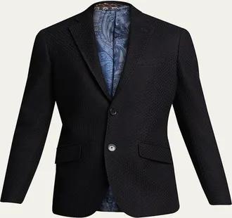 Etro Mens Basic Knit Blazer