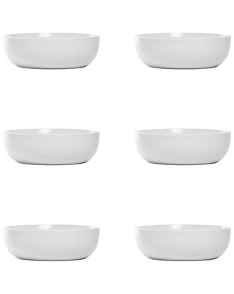 10 Strawberry Street Set Of 6 Wazee Matte Coupe Dinnerware Bowls