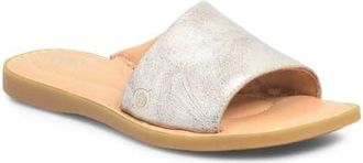 Børn Izabel Slide Sandal in Light Gold Metallic at Nordstrom, Size 11