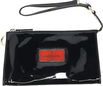 Valentino Pre-owned Wallets, female, Black, Size: ONE SIZE Pre-owned Leather wallets