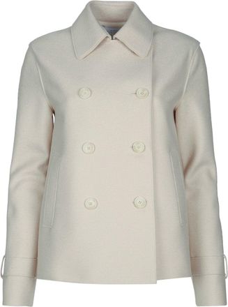 Harris Wharf London Women Cropped Trench Light Pressed Wool