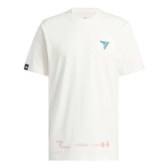 adidas Trae Prince Of Atlanta Signature T-Shirt White II7796