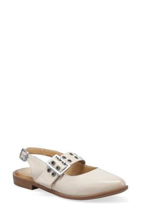 Miz Mooz Freya Slingback Pointed Toe Mary Jane in Latte at Nordstrom, Size 10.5-11Us