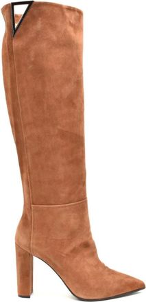 Ninalilou Schoenen - Dames - Laarzen met Hak - Bruin - 36 EU - Schoenen