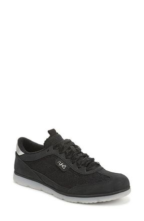 Ryk&auml; Effortless Low Top Sneaker in Black Lace at Nordstrom, Size 7