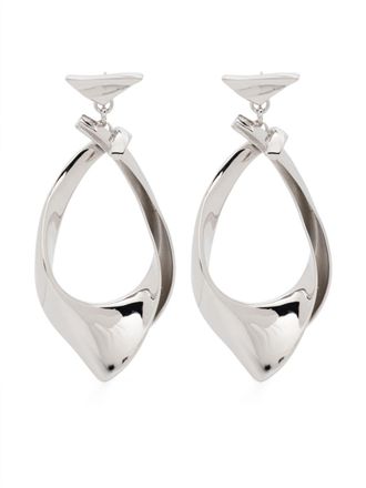 Eddie Borgo Kerchief earrings - Zilver