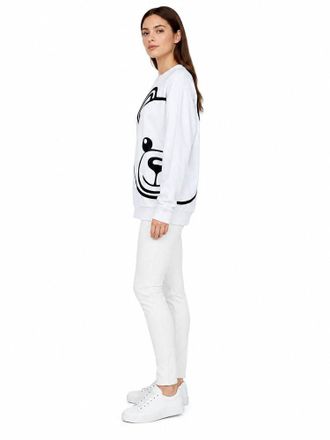 Moschino Logo-Graphic Sweatshirt - White