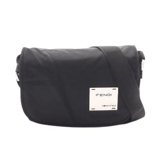 Fendi Pre-owned Nylon Shoulder Bag - Heren - Pre-owned - Zwart - Maat: ONE Size Nylon