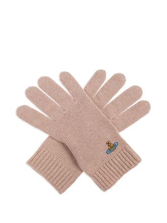 Vivienne Westwood cashmere gloves - unisex - Cashmere - L/XL - Pink