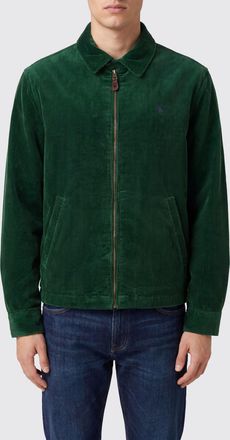 Polo Ralph Lauren Wynton Velvet Shirt Jacket with Embroidered Logo