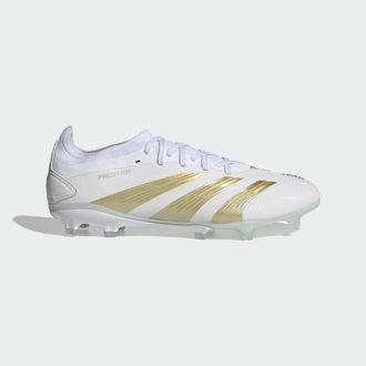 adidas adidas Performance Unisex Predator Pro Firm Ground Boots - White - Size UK 6.5