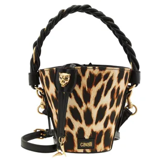 Roberto Cavalli Panther Head Bucket Bag