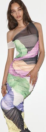 AFRM Off-The-Shoulder Ruched Maxi Dress