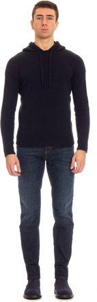 Roberto Collina Camel Wool Hooded Sweater