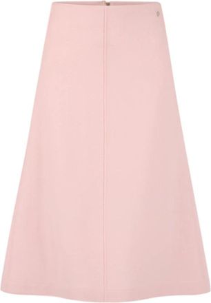 Marc Cain Wol Kokerrok - Dames - Midirokken - Roze - 2XL - Wol - Rokken