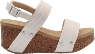Very Volatile Womens Summer Love Wedge In White