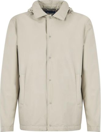 Herno Lichte Jas - Heren - Zomerjassen - Beige - 3XL - Polyester - Jassen