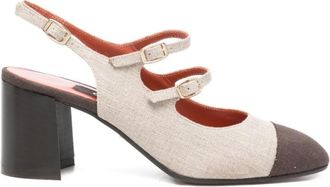 Carel Brown Slingback Pumps