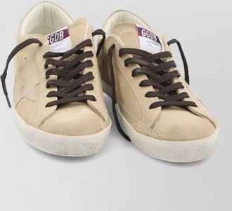 Golden Goose leather super star low-top sneakers