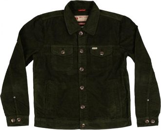Iron And Resin Mens Corduroy Sand Jacket In Green