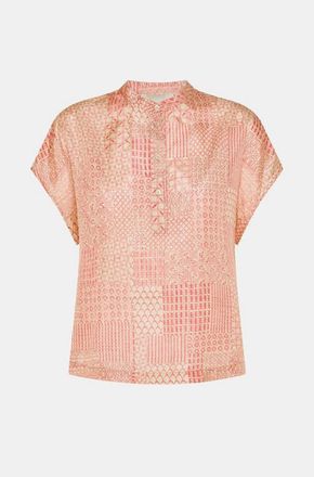 Momoni Womens Paso Blouse In Panna / Corallo