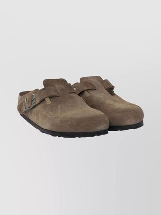 Birkenstock suede leather mules