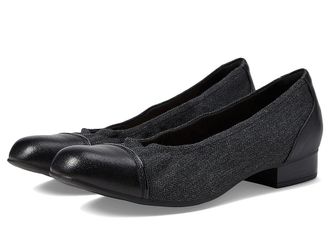 Clarks Juliet Step High Womens Heels Black Tweed Combi : 5.5 B - Medium, Synthetic