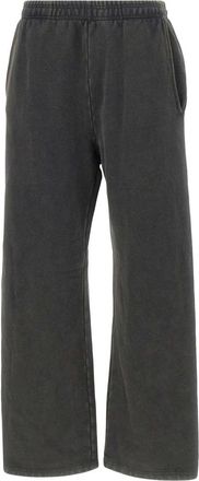 Entire studios Straight Leg Sweatpant - Dames - Wijde Broeken - Zwart - XS - Katoen - Broeken