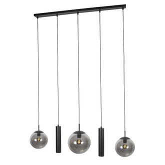 Steinhauer Steinhauer - L&aacute;mpara Colgante - Bollique - Negro - Vidrio Metal