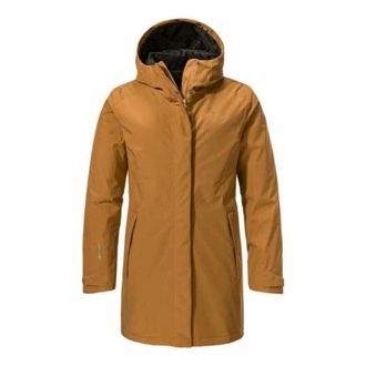 Sch&ouml;ffel Style Froda WMS Parka - Dames - Mantels - Bruin - Maat: L Zijde