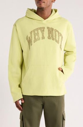 Honor The Gift Why Not Graphic Hoodie in Green at Nordstrom Rack, Size X-Large