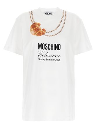Moschino Womens Colazione T-Shirt