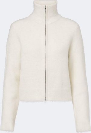 Vince Wool and alpaca-blend zip-up cardigan